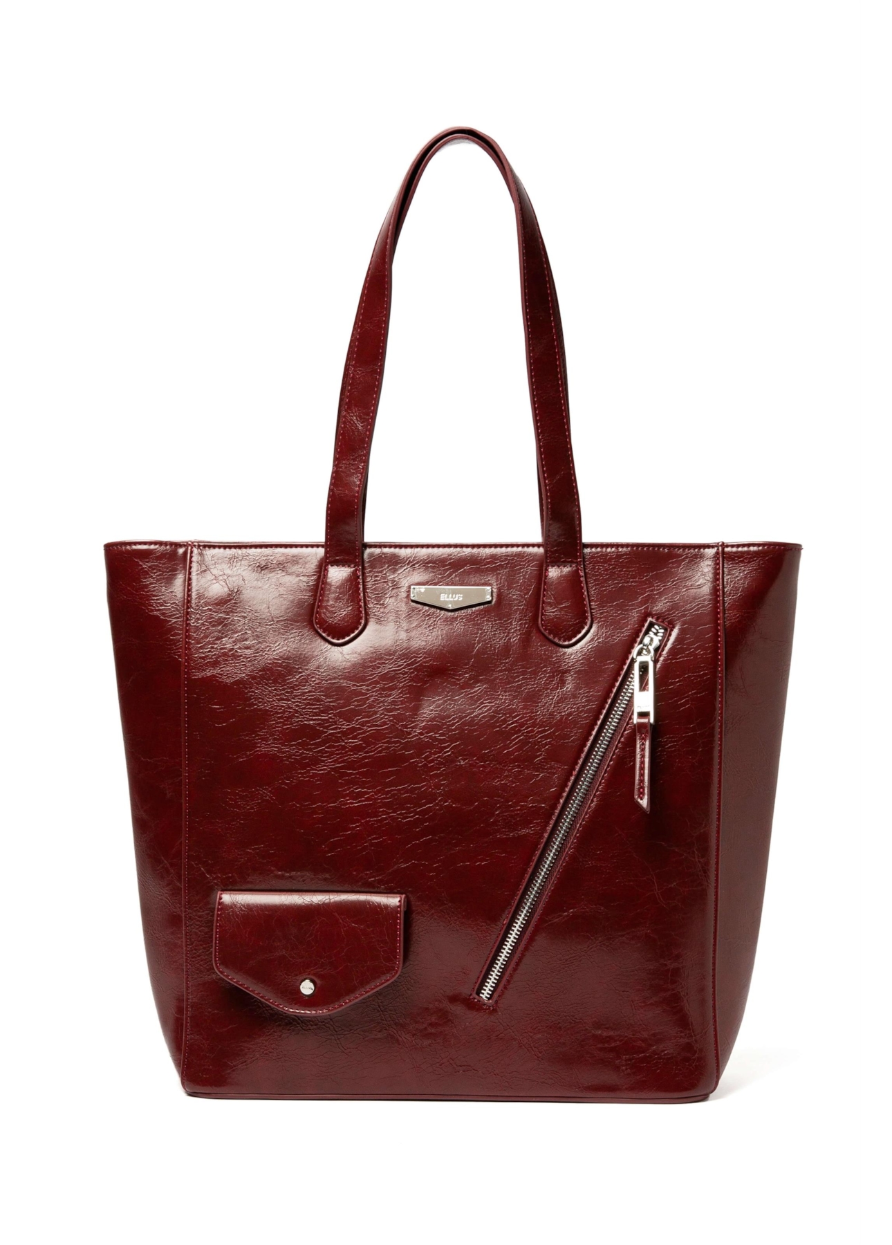 Bolsa Tote Bag Perfecto Ellus Bordeaux