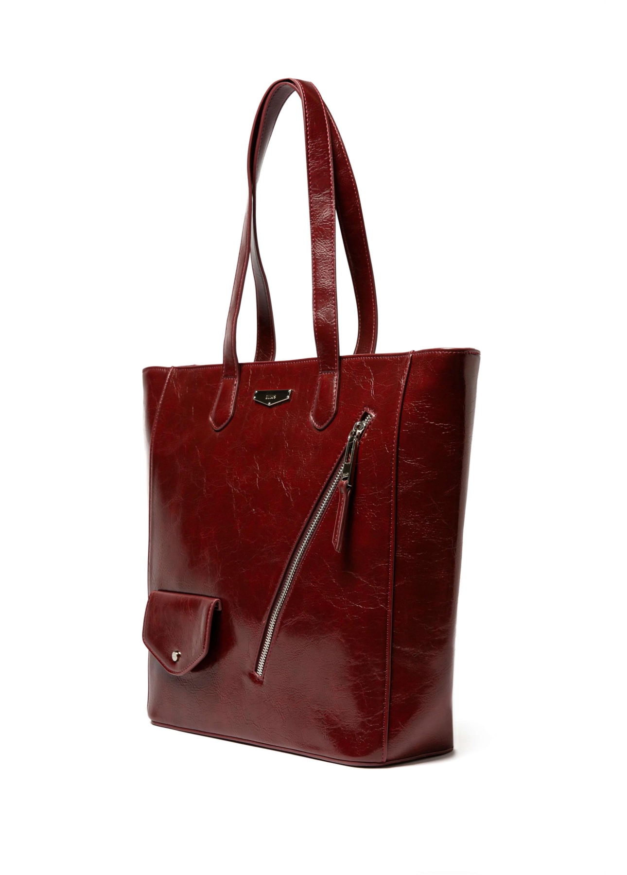Bolsa Tote Bag Perfecto Ellus Bordeaux