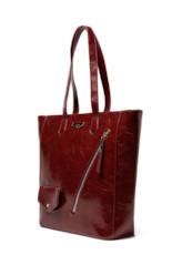Bolsa Tote Bag Perfecto Ellus Bordeaux