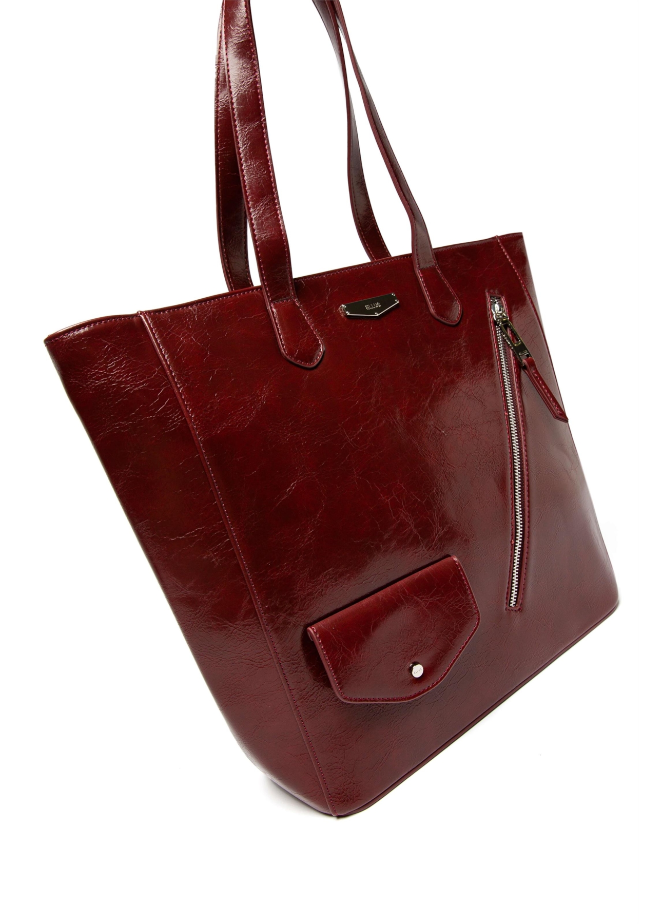Bolsa Tote Bag Perfecto Ellus Bordeaux