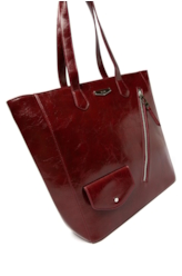 Bolsa Tote Bag Perfecto Ellus Bordeaux