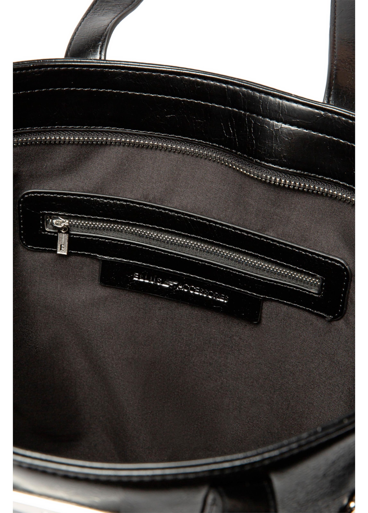 Bolsa Tote Bag Perfecto Ellus Preto