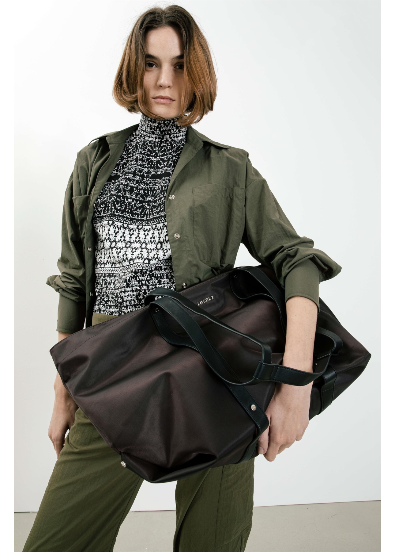 Bolsa Tote Ellus Bag Executive Dark Brown