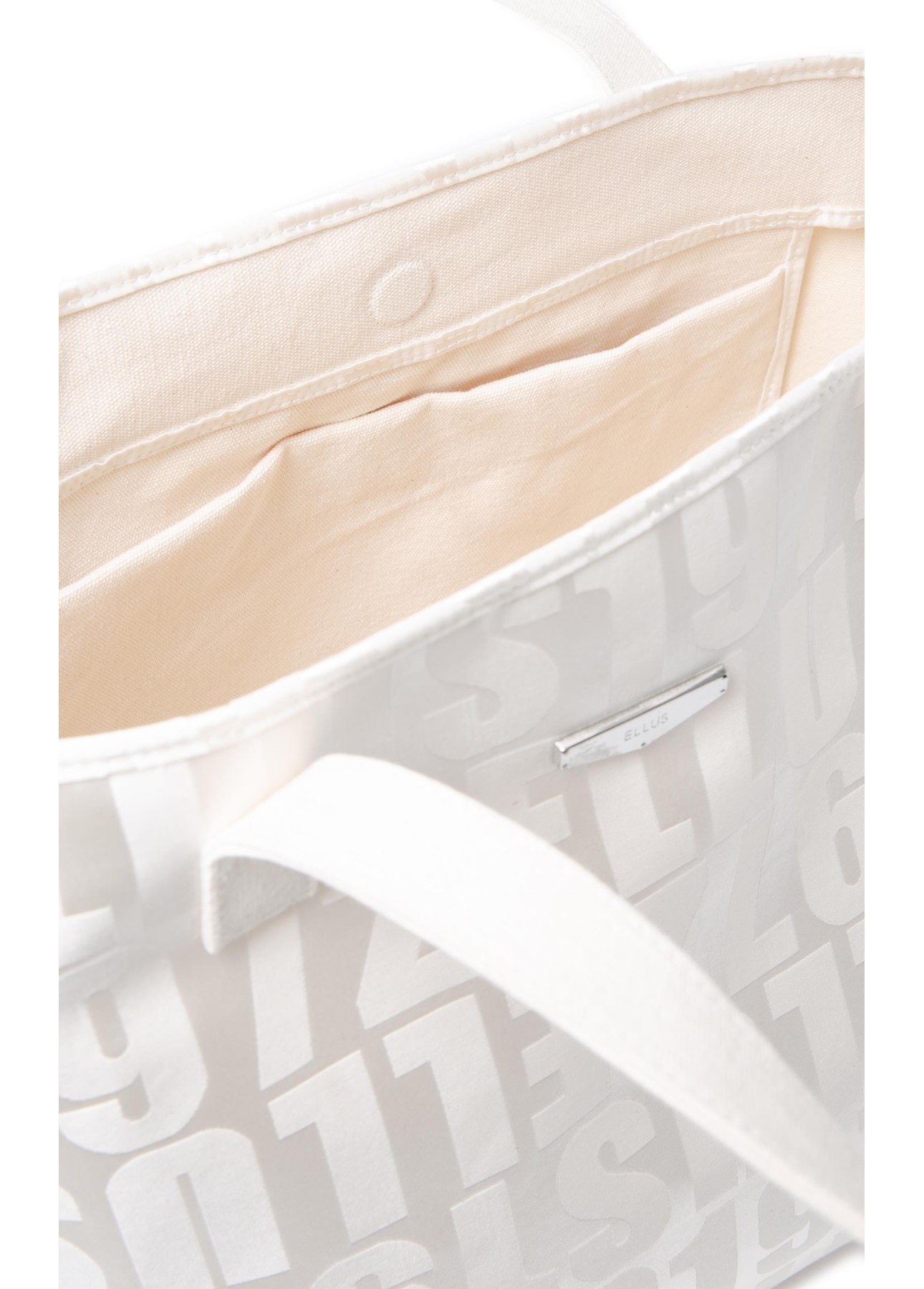 Bolsa Totebag Ellus 1972 Off White