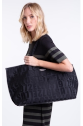 Bolsa Totebag Ellus 1972 Preto