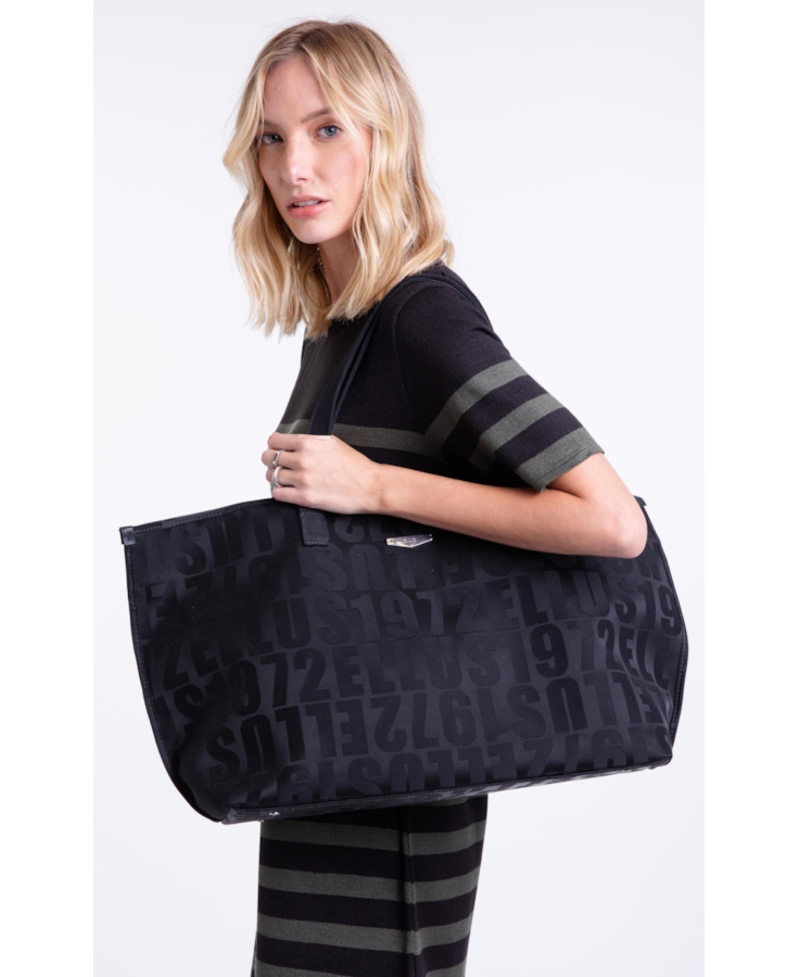 Bolsa Totebag Ellus 1972 Preto