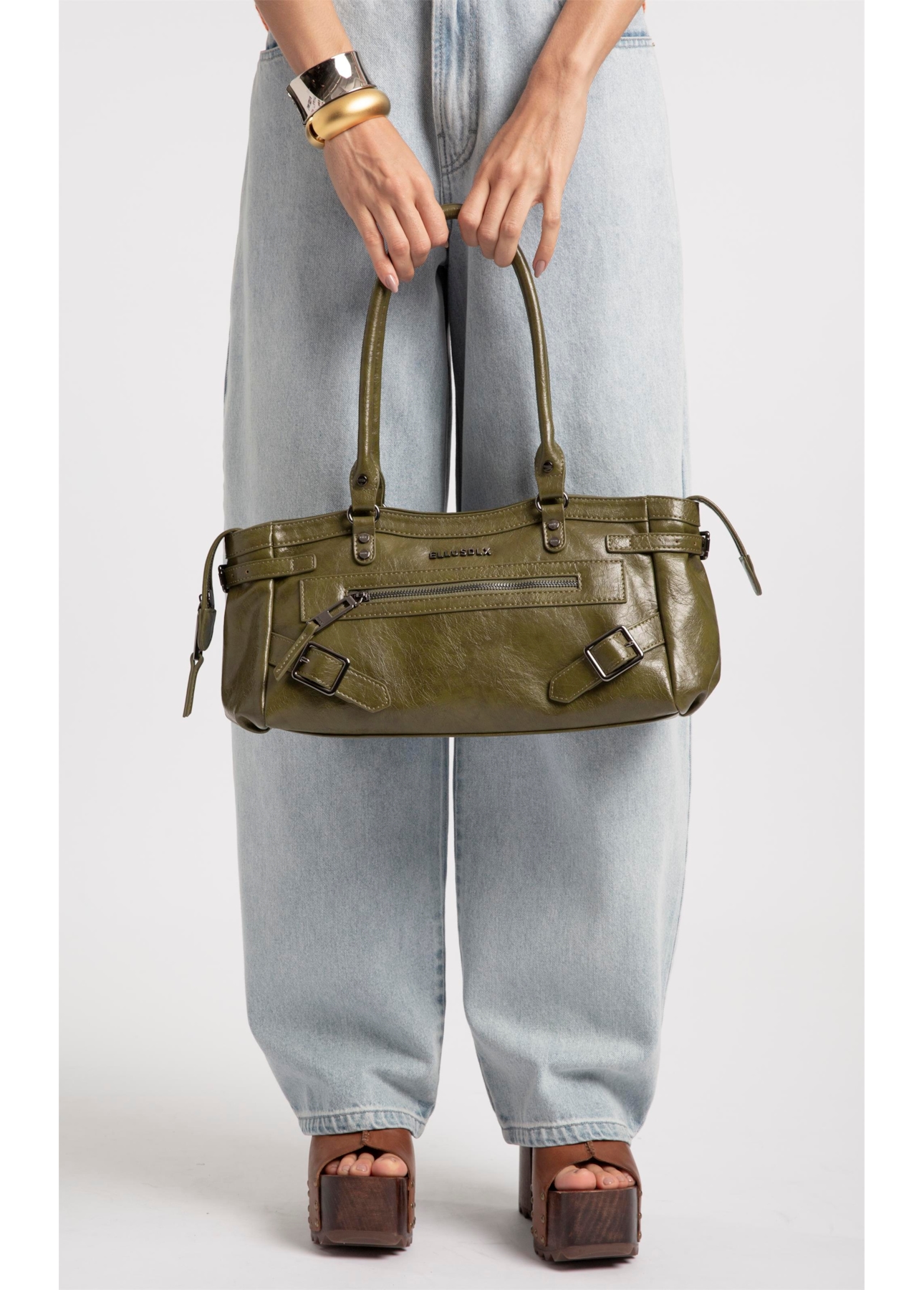Bolsa Totebag Kelsey Verde Militar