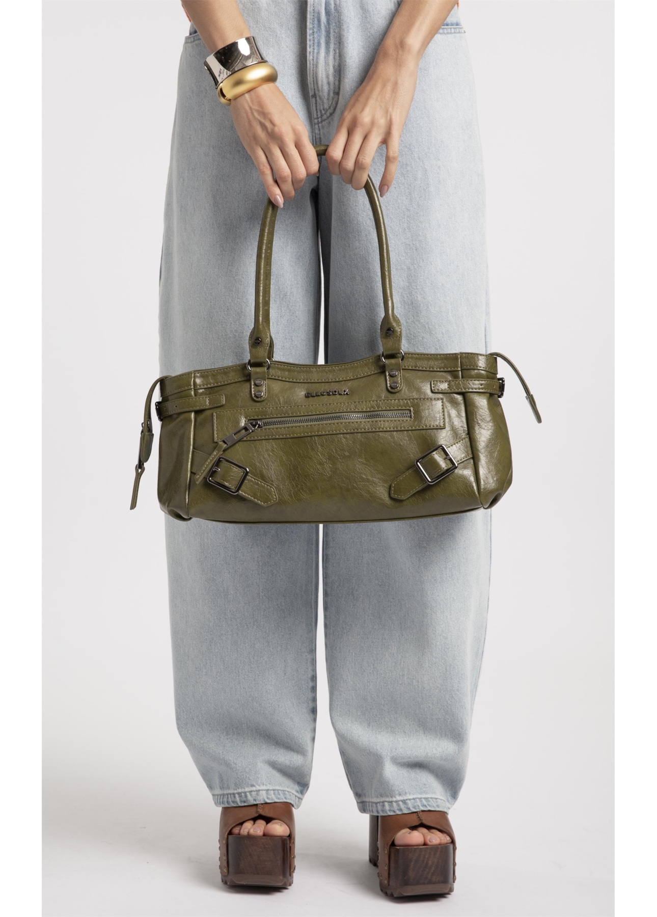 Bolsa Totebag Kelsey Verde Militar