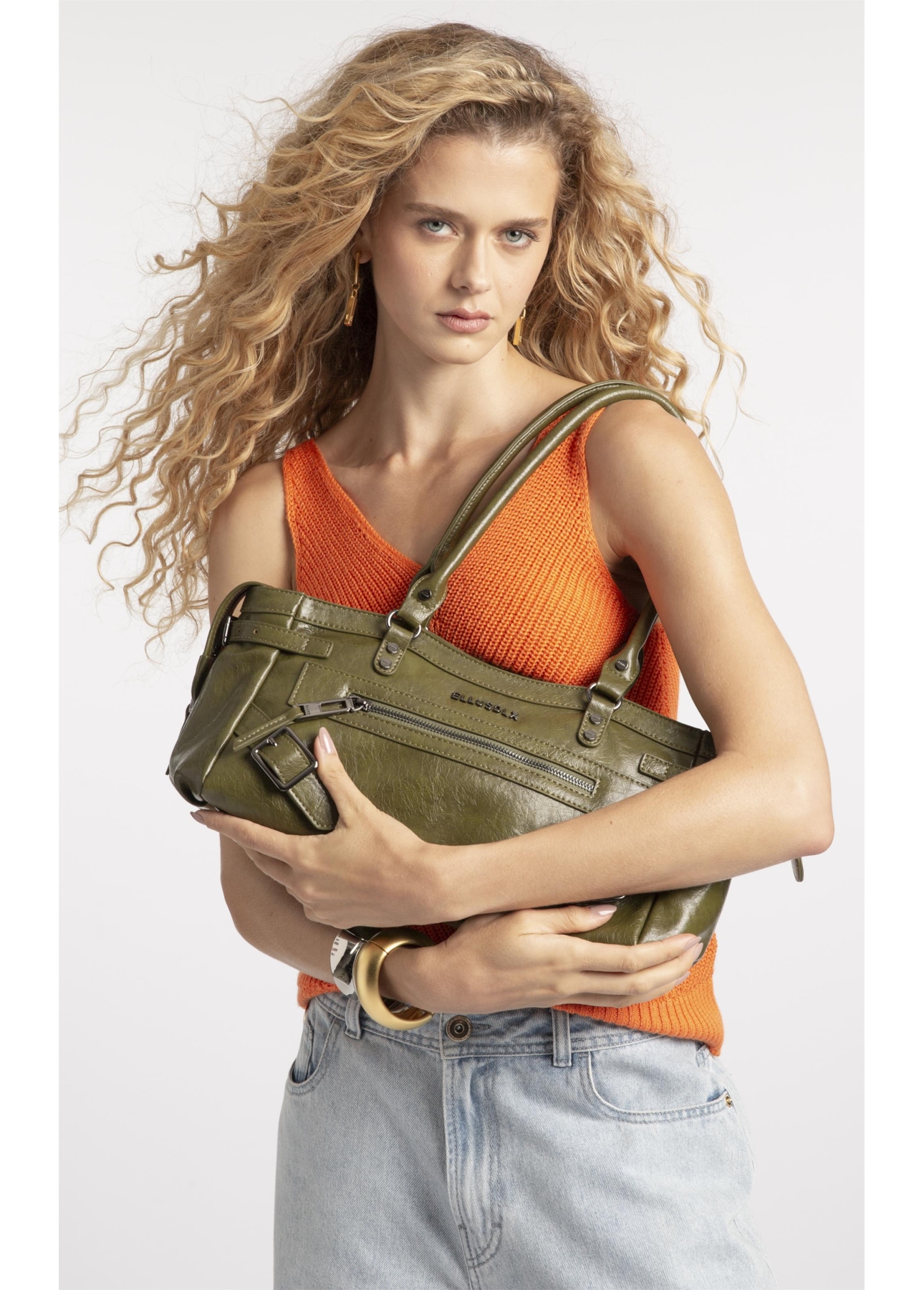 Bolsa Totebag Kelsey Verde Militar