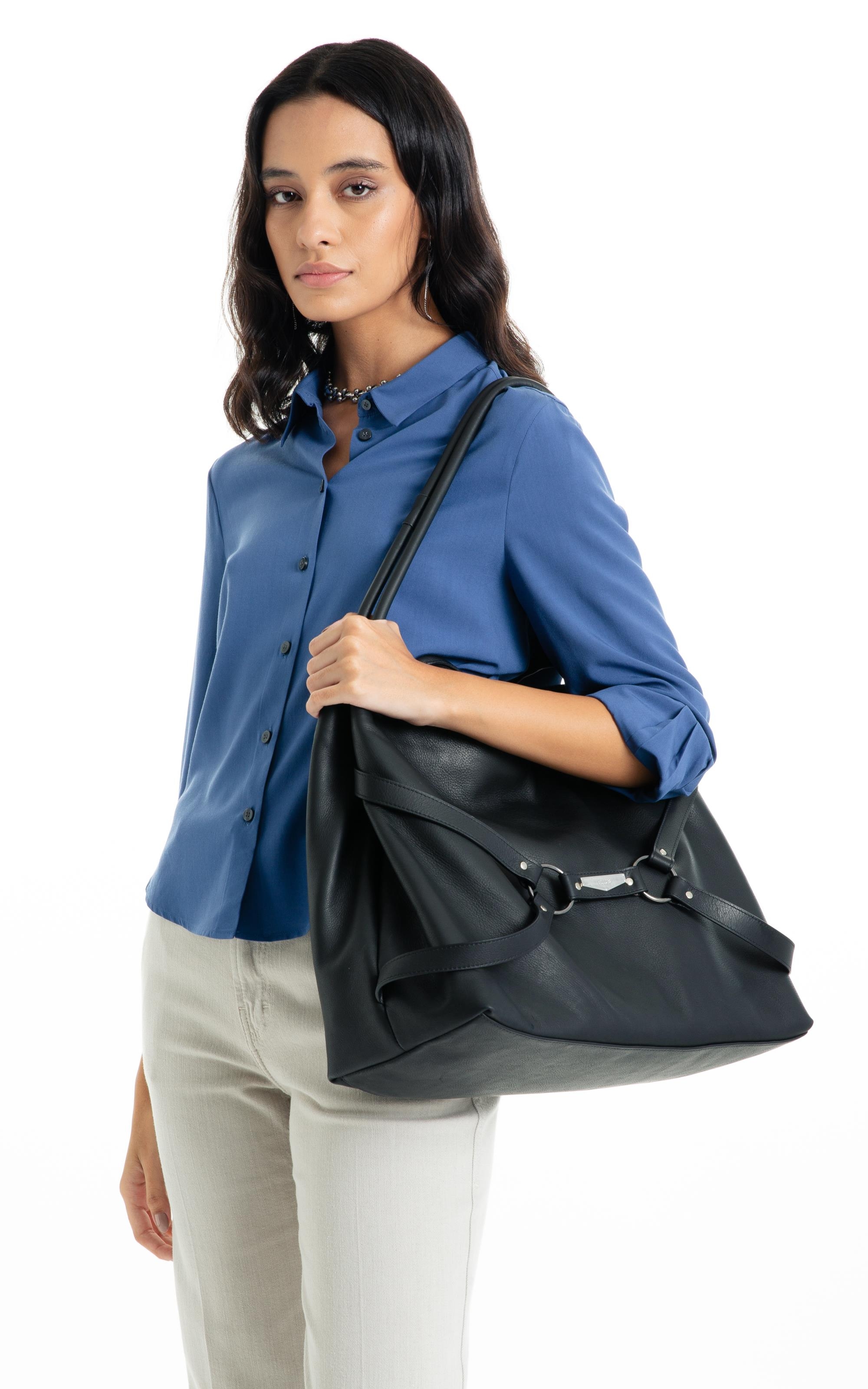 Bolsa Totebag Nick Ellus Preto