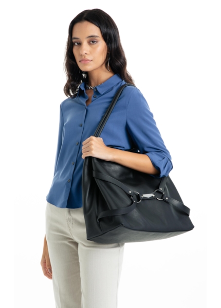 Bolsa Totebag Nick Ellus Preto