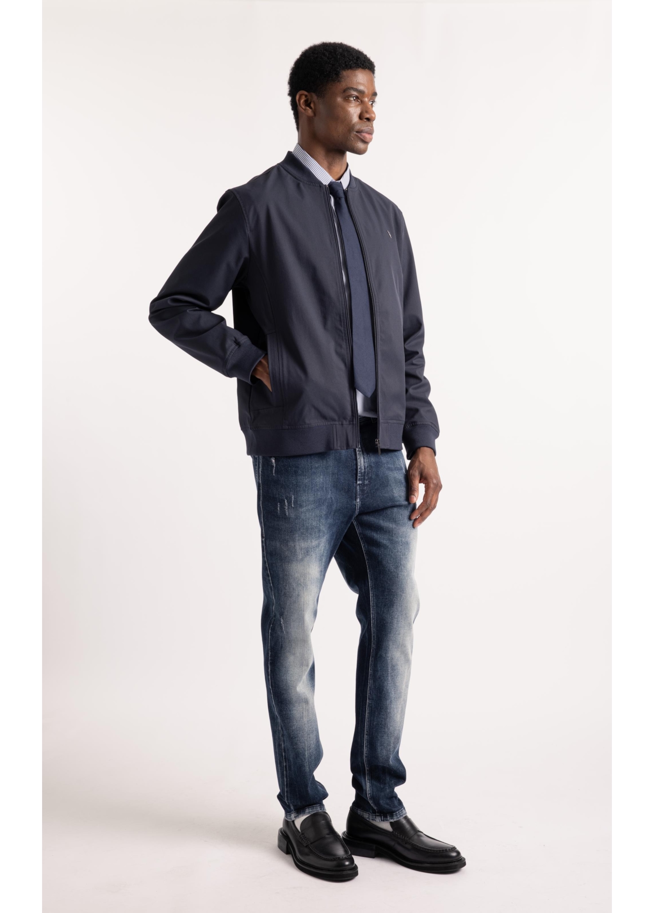 Bomber Tech Pin Point Dark Navy