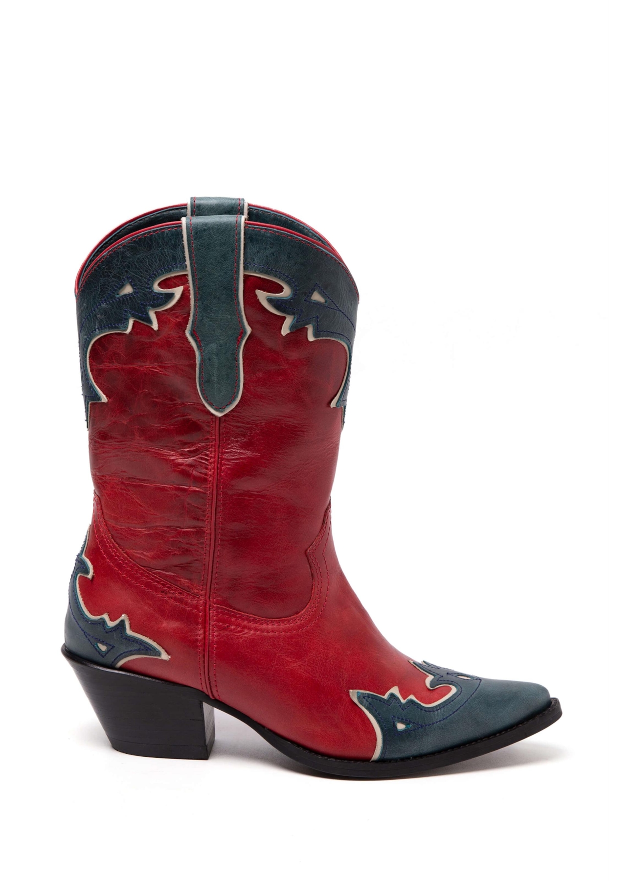 Bota Western Ellus College Bordeaux