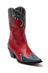 Bota Western Ellus College Bordeaux