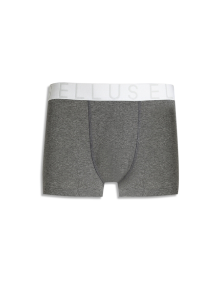 Boxer Media Ellus Dlx Chumbo Mescla