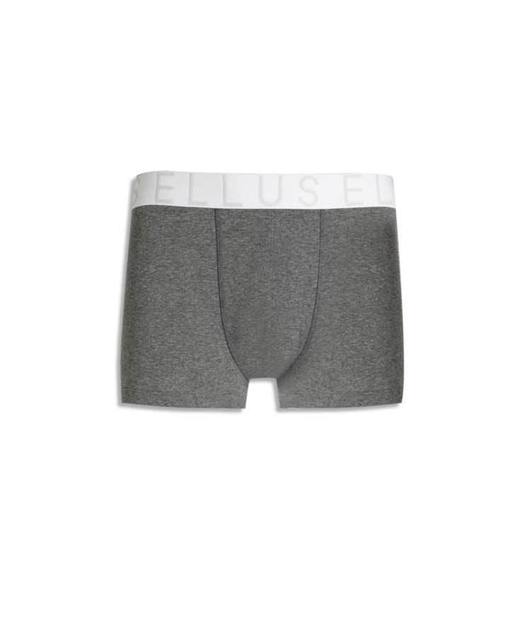 Boxer Media Ellus Dlx Chumbo Mescla