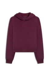 Brushed Fleece Hoodie Pitaya