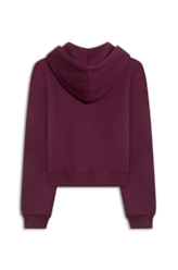 Brushed Fleece Hoodie Pitaya