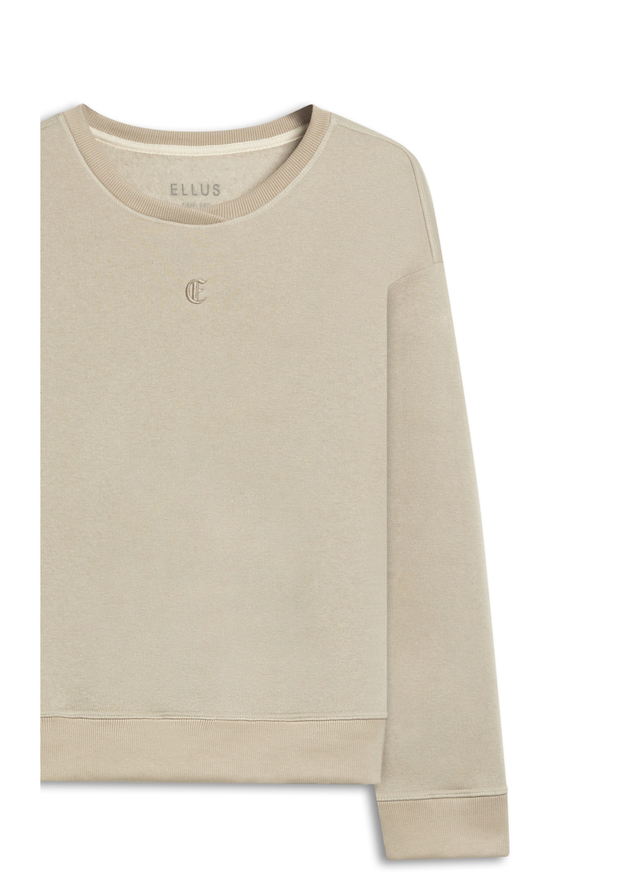 Brushed Fleece Rib Slit Areia