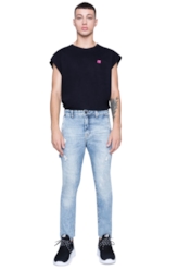 Calça 2nd Floor Comfort Slim Original Denim Lav.Clara