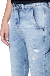 Calça 2nd Floor Comfort Slim Original Denim Lav.Clara