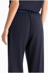Calça Armani Colors Pregas Amarracao Estampado