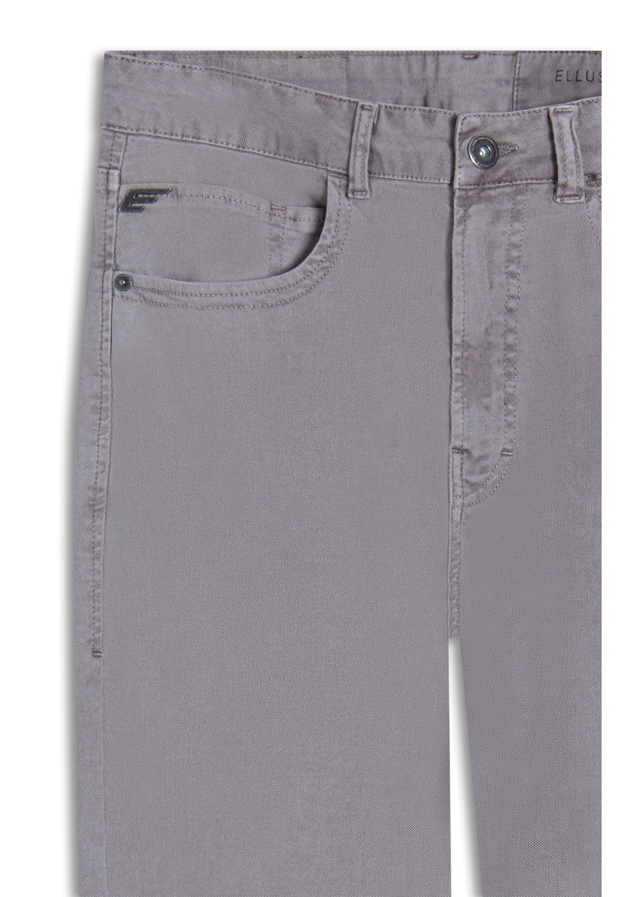 Calça Beehive Color Slim 5 Pockets Cinza