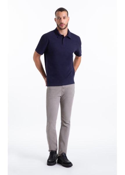 Calça Beehive Color Slim 5 Pockets Cinza