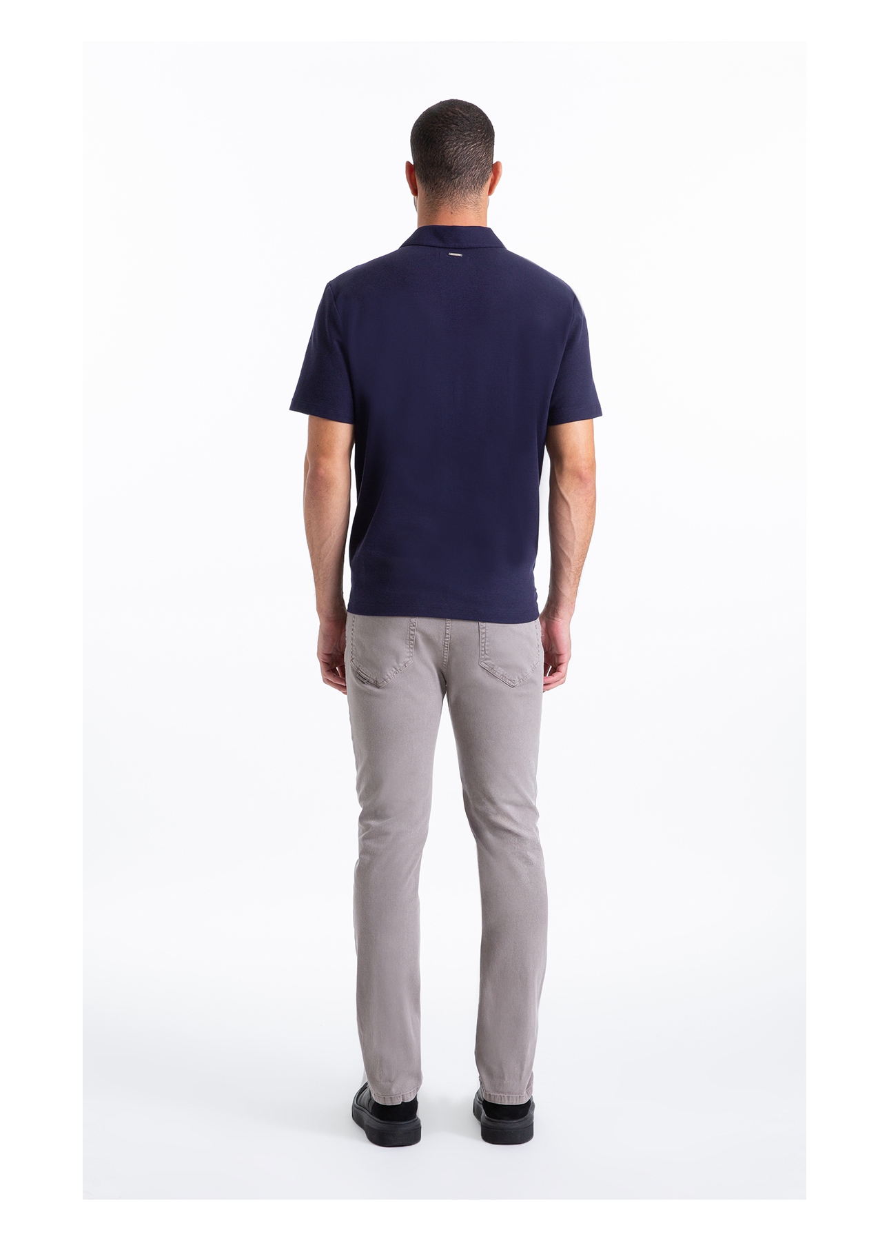 Calça Beehive Color Slim 5 Pockets Cinza