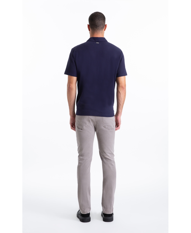 Calça Beehive Color Slim 5 Pockets Cinza