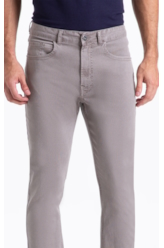 Calça Beehive Color Slim 5 Pockets Cinza