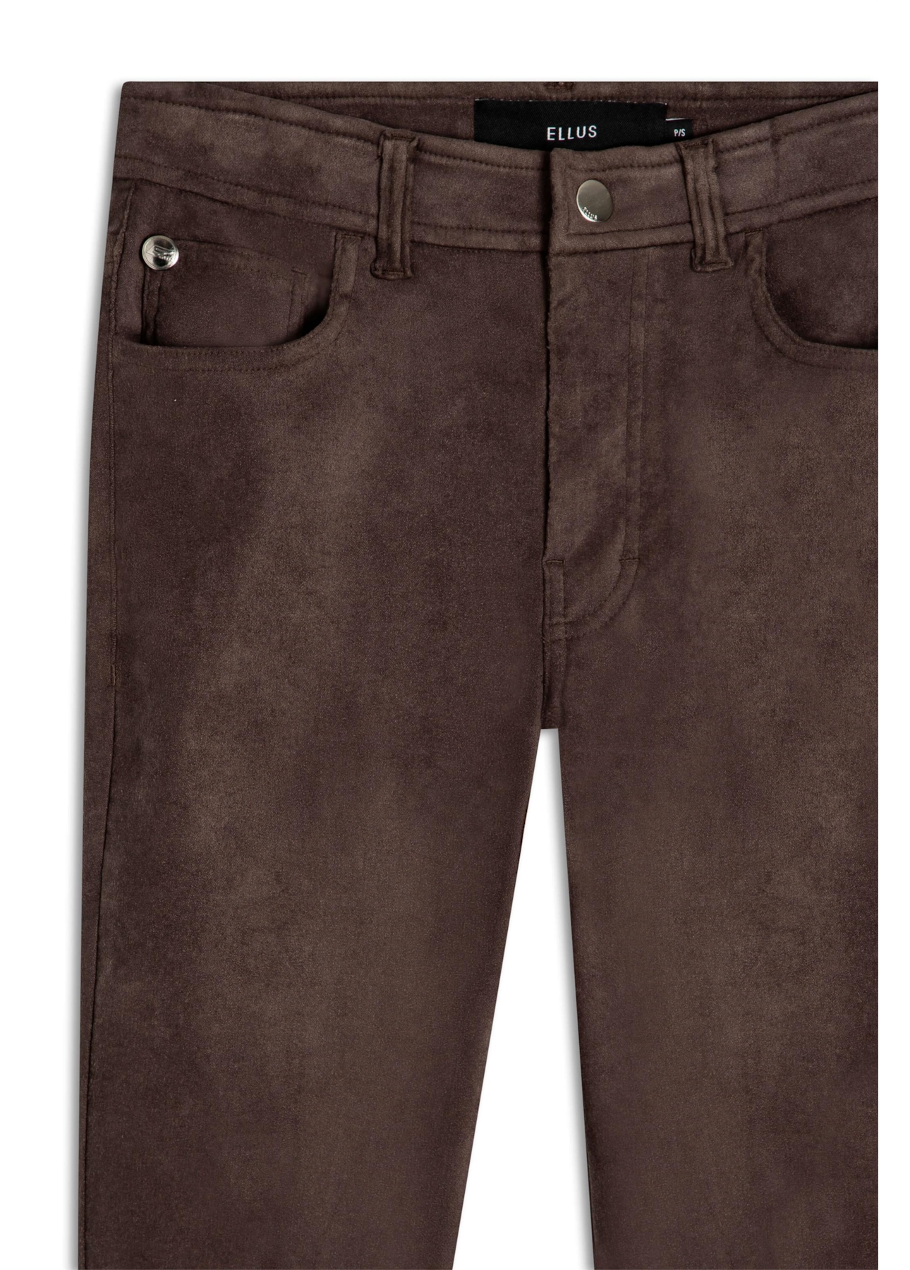 Calça Bengaline Suede Marrom