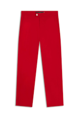 Calça Bergaline Alfaiataria Carrot Vermelho