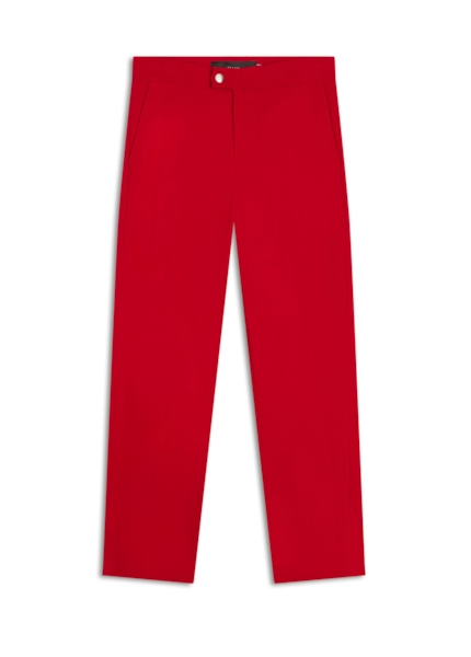 Calça Bergaline Alfaiataria Carrot Vermelho