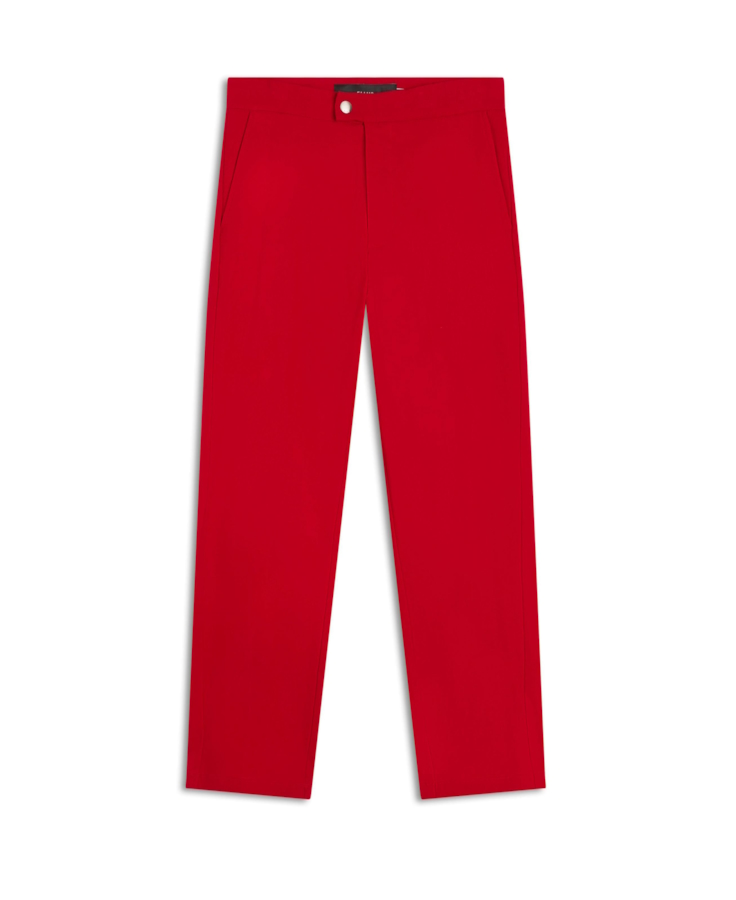 Calça Bergaline Alfaiataria Carrot Vermelho