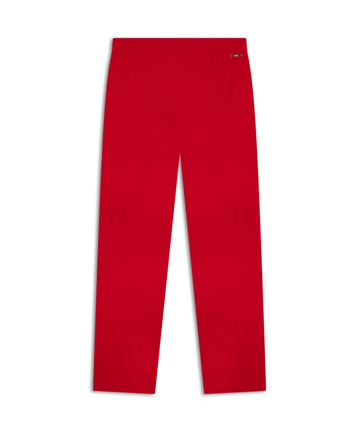 Calça Bergaline Alfaiataria Carrot Vermelho
