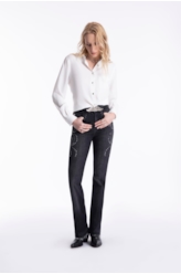 Calça Black Cross Bootcut Western 2014- Lav. Black C/ Used