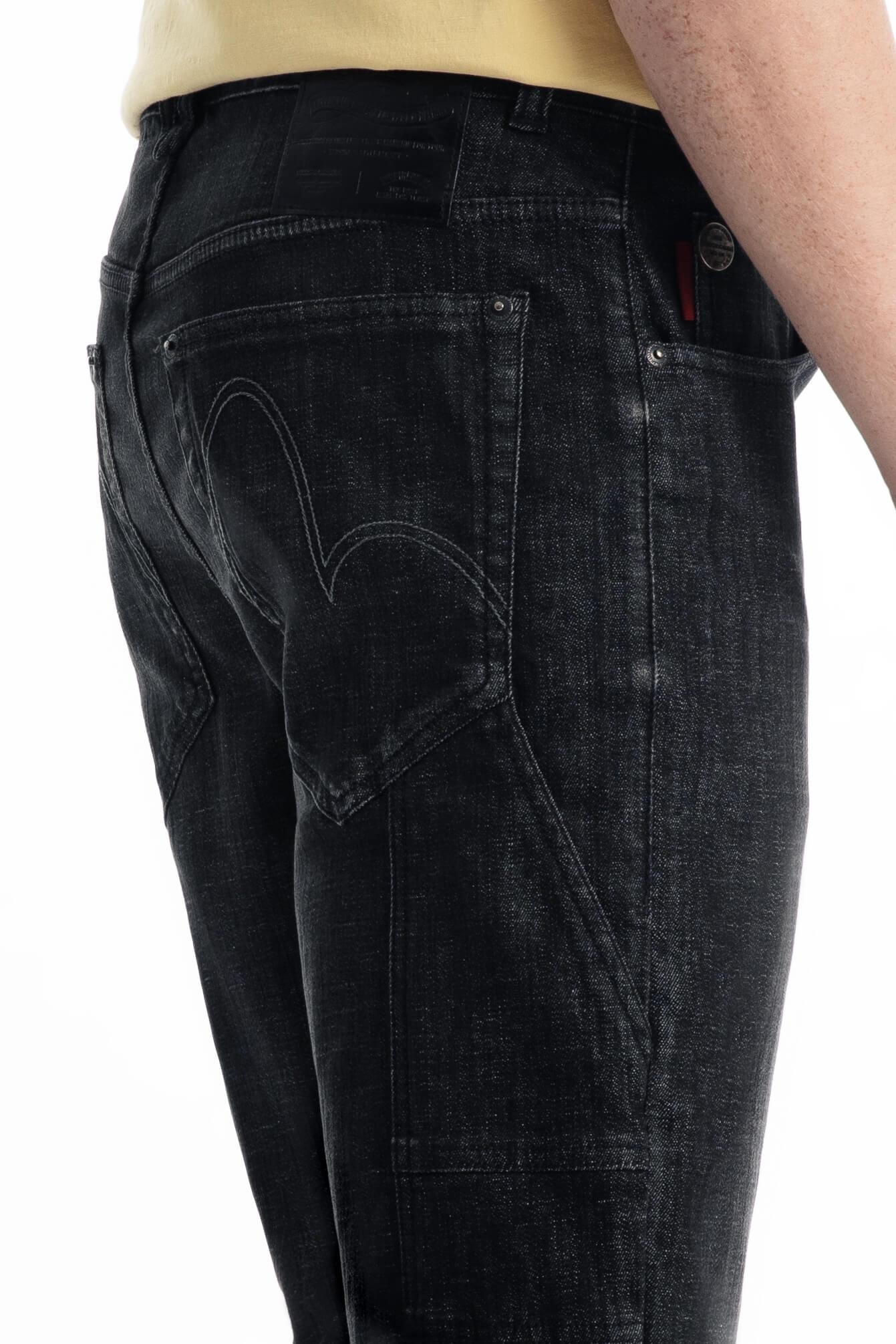 Calça Black Cross Filigrana 2002-Lav.Black C/ Grampos