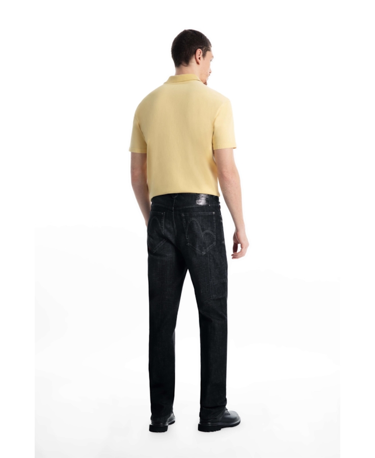 Calça Black Cross Filigrana 2002-Lav.Black C/ Grampos