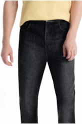 Calça Black Cross Filigrana 2002-Lav.Black C/ Grampos