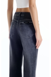 Calça Black Cross Flare 2120- Lav. Black C/ Tie Dye