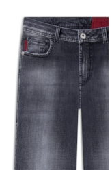 Calça Black Cross Reta Lav.Escuro
