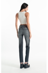 Calça Black Cross Reta Lav.Escuro