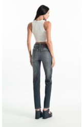 Calça Black Cross Reta Lav.Escuro