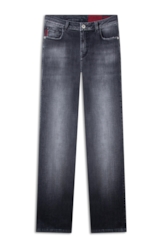 Calça Black Cross Reta Lav.Escuro
