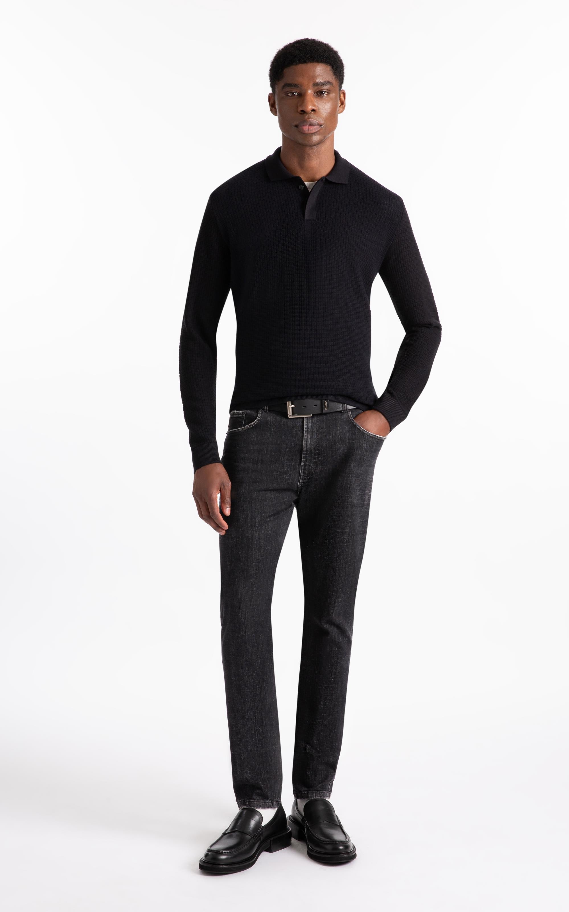 Calça Black Cross Filigrana 2002-Lav.Black C/ Grampos