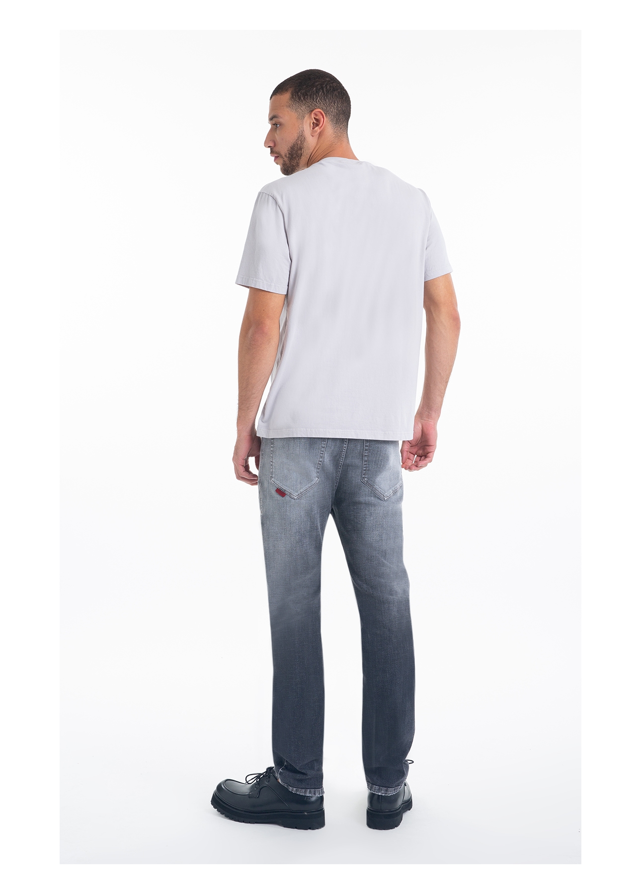 Calça Black Cross Slim Lav.Grey