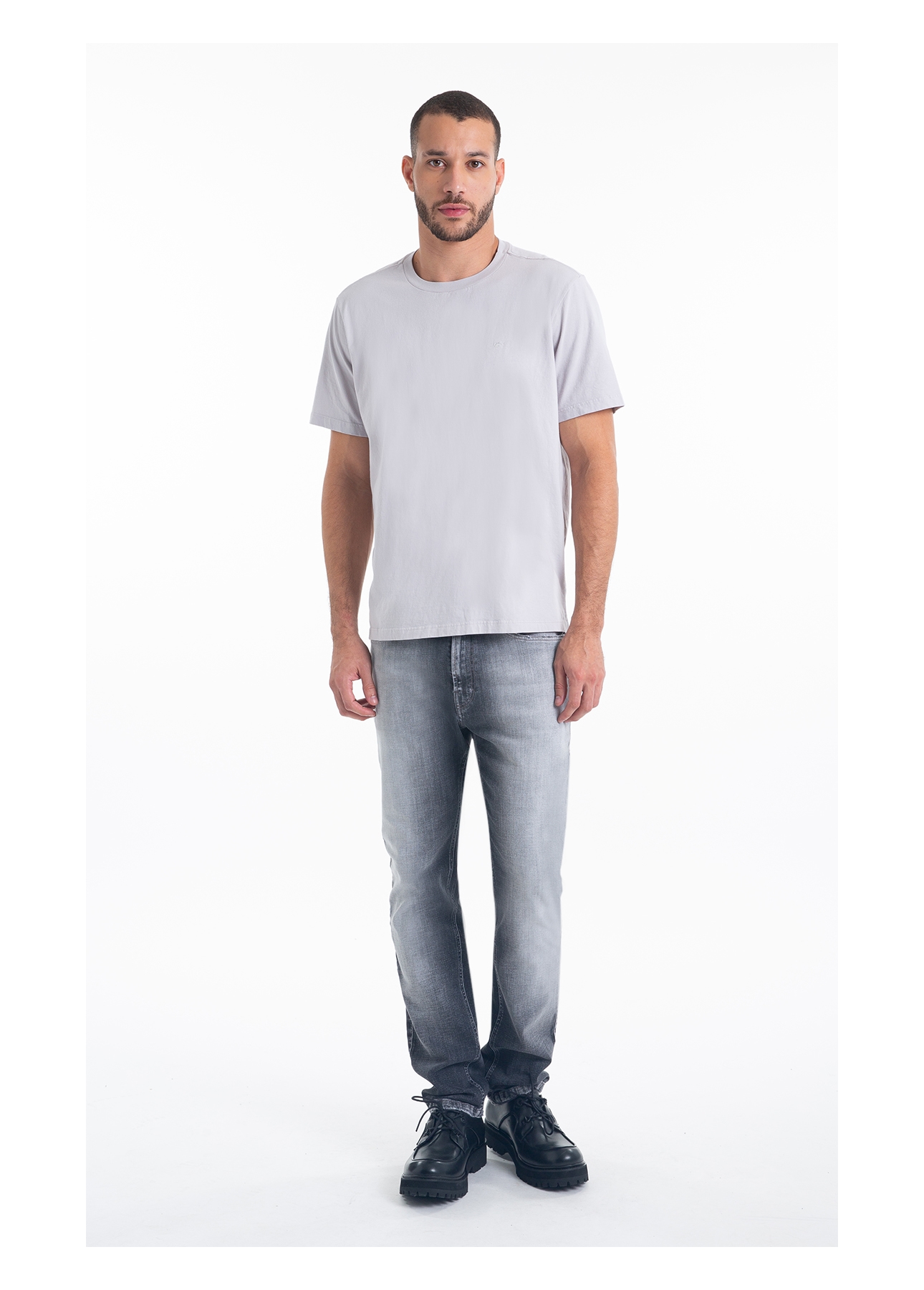 Calça Black Cross Slim Lav.Grey