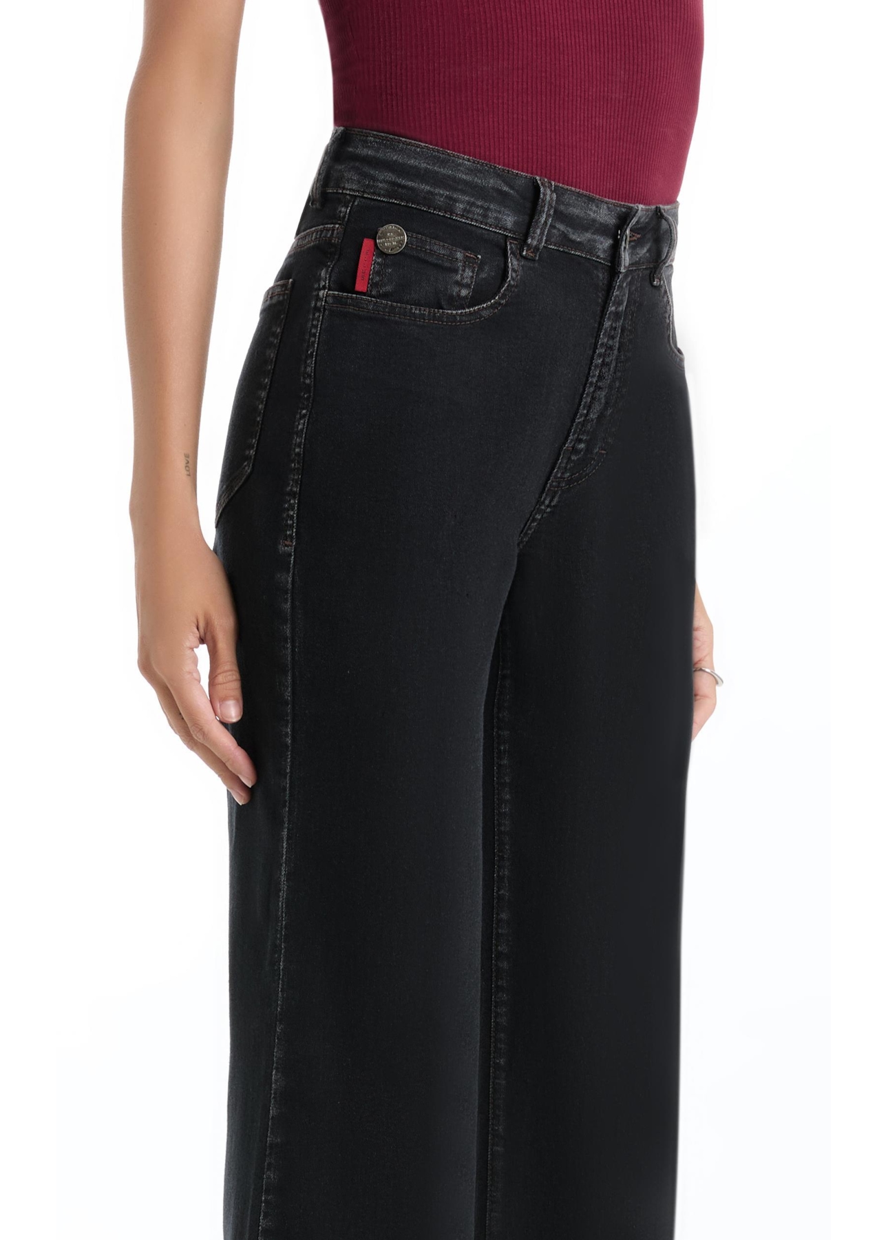Calça Blend Black Gisele Patheph Lav.Black