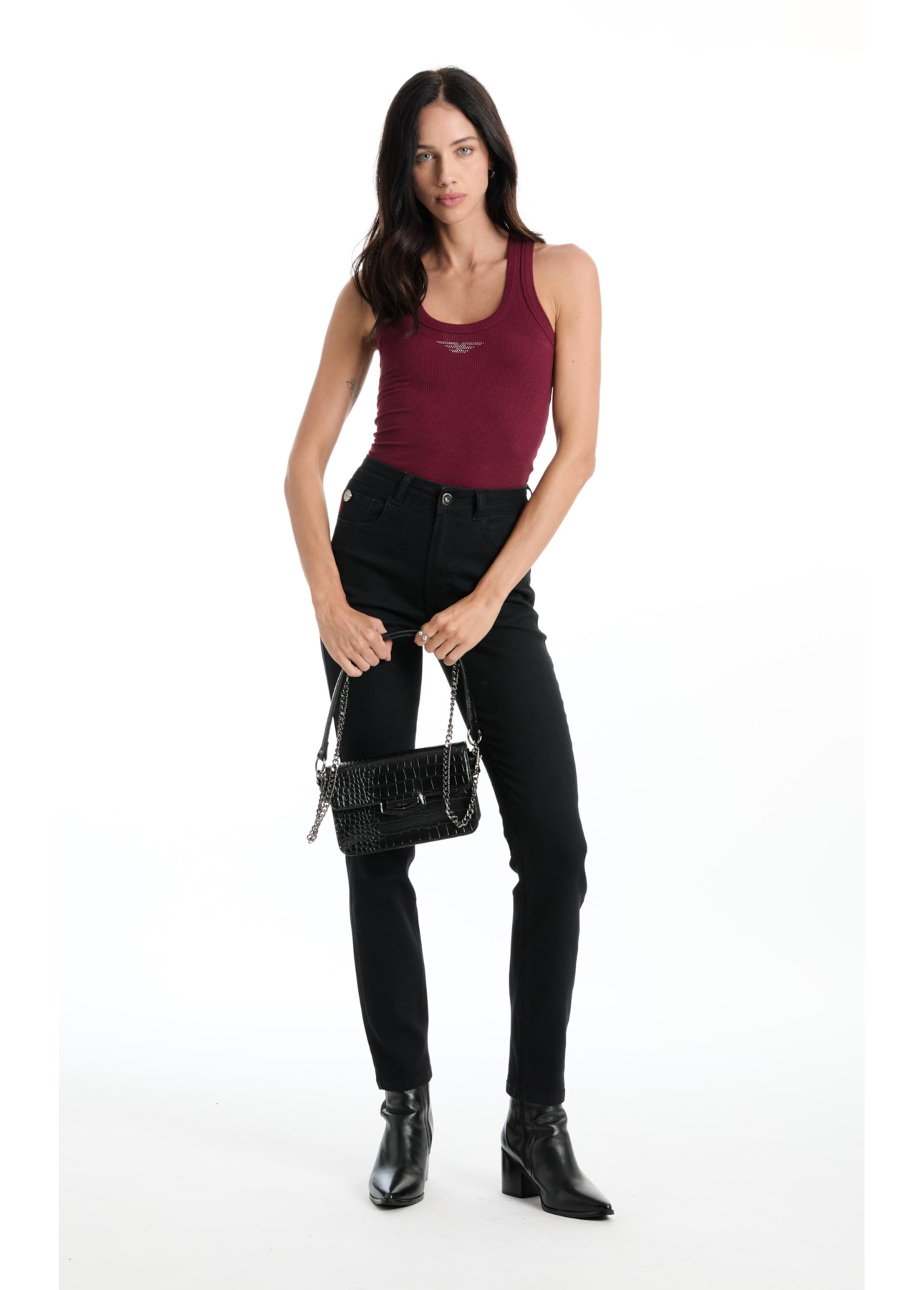 Calça Blend Black Gisele Skinny Lav.Amaciado